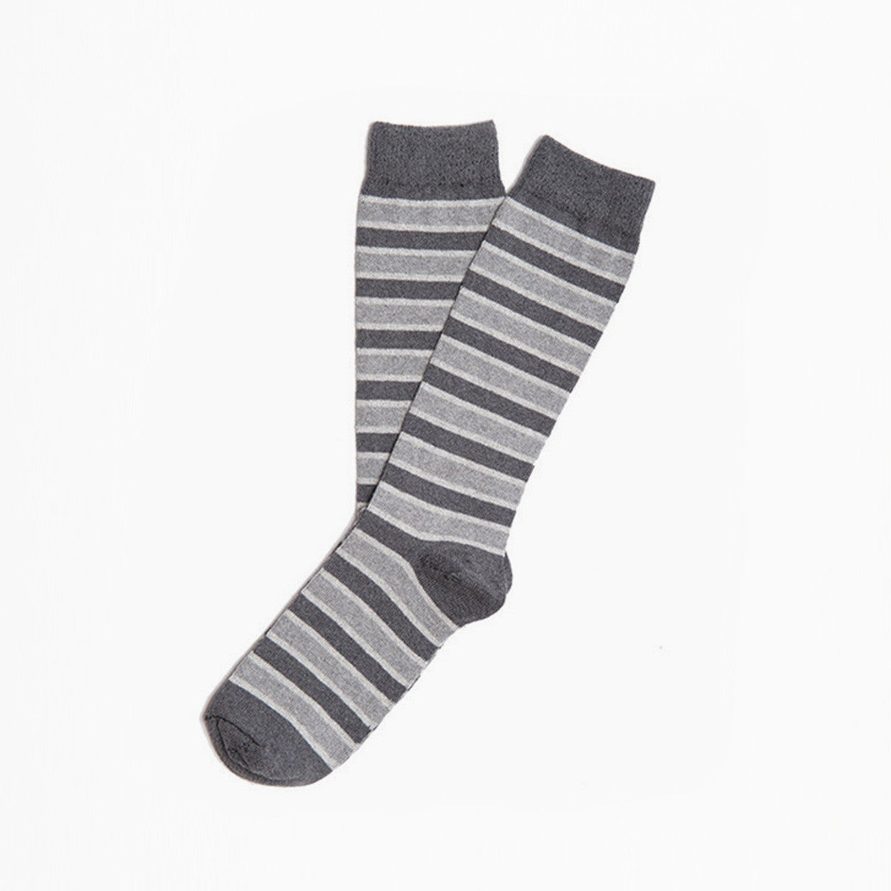 Triple Stripe Grey Sock