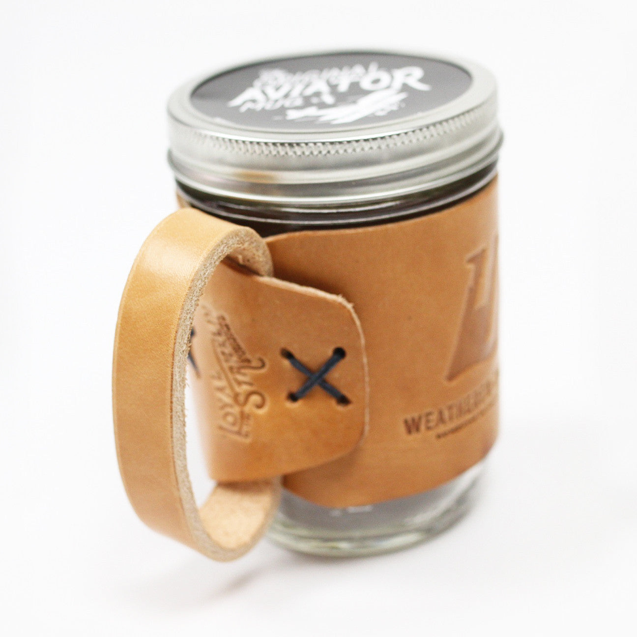 Horween Leather Mason Jar Mug